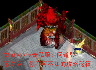 好sf999传奇私服:问道登顶之路,你不可不知的攻略秘籍 好sf999传奇私服:问道登顶之路,你不可不知的攻略秘籍