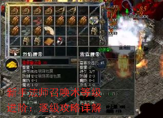 新手法师召唤术等级进阶:逐级攻略详解 新手法师召唤术等级进阶:逐级攻略详解