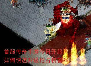 首服传奇手游今日开服,如何快速升级抢占榜首? 首服传奇手游今日开服,如何快速升级抢占榜首?