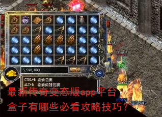 最新传奇变态版app平台盒子有哪些必看攻略技巧? 最新传奇变态版app平台盒子有哪些必看攻略技巧?