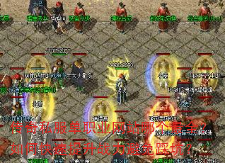 传奇私服单职业网站哪个最全?如何快速提升战力避免踩坑? 传奇私服单职业网站哪个最全?如何快速提升战力避免踩坑?