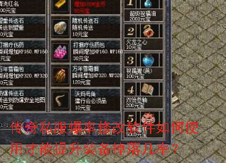 ����˽�������޸��������ʹ�ò�������װ�����伸�ʣ�