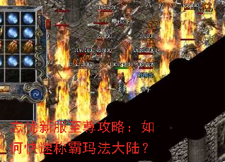 忘忧新服至尊攻略:如何快速称霸玛法大陆? 忘忧新服至尊攻略:如何快速称霸玛法大陆?