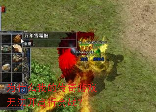为什么我的传奇游戏无法开启行会战? 为什么我的传奇游戏无法开启行会战?