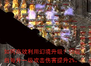 如何高效利用幻境升级?50级后每升一级攻击伤害提升2%。 如何高效利用幻境升级?50级后每升一级攻击伤害提升2%。