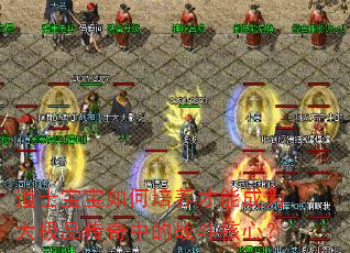 道士宝宝如何培养才能成为大极品传奇中的战斗核心? 道士宝宝如何培养才能成为大极品传奇中的战斗核心?