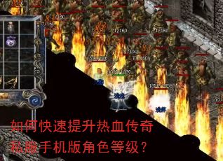 如何快速提升热血传奇私服手机版角色等级? 如何快速提升热血传奇私服手机版角色等级?