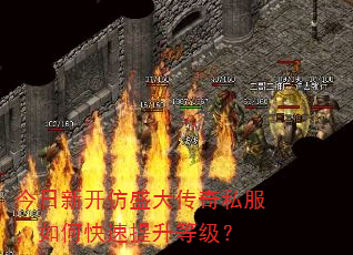 今日新开仿盛大传奇私服,如何快速提升等级? 今日新开仿盛大传奇私服,如何快速提升等级?